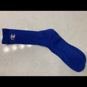 Champion Big C Blue Crew Socks